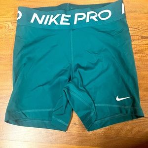 Teal Nike Pro Shorts Sz Small